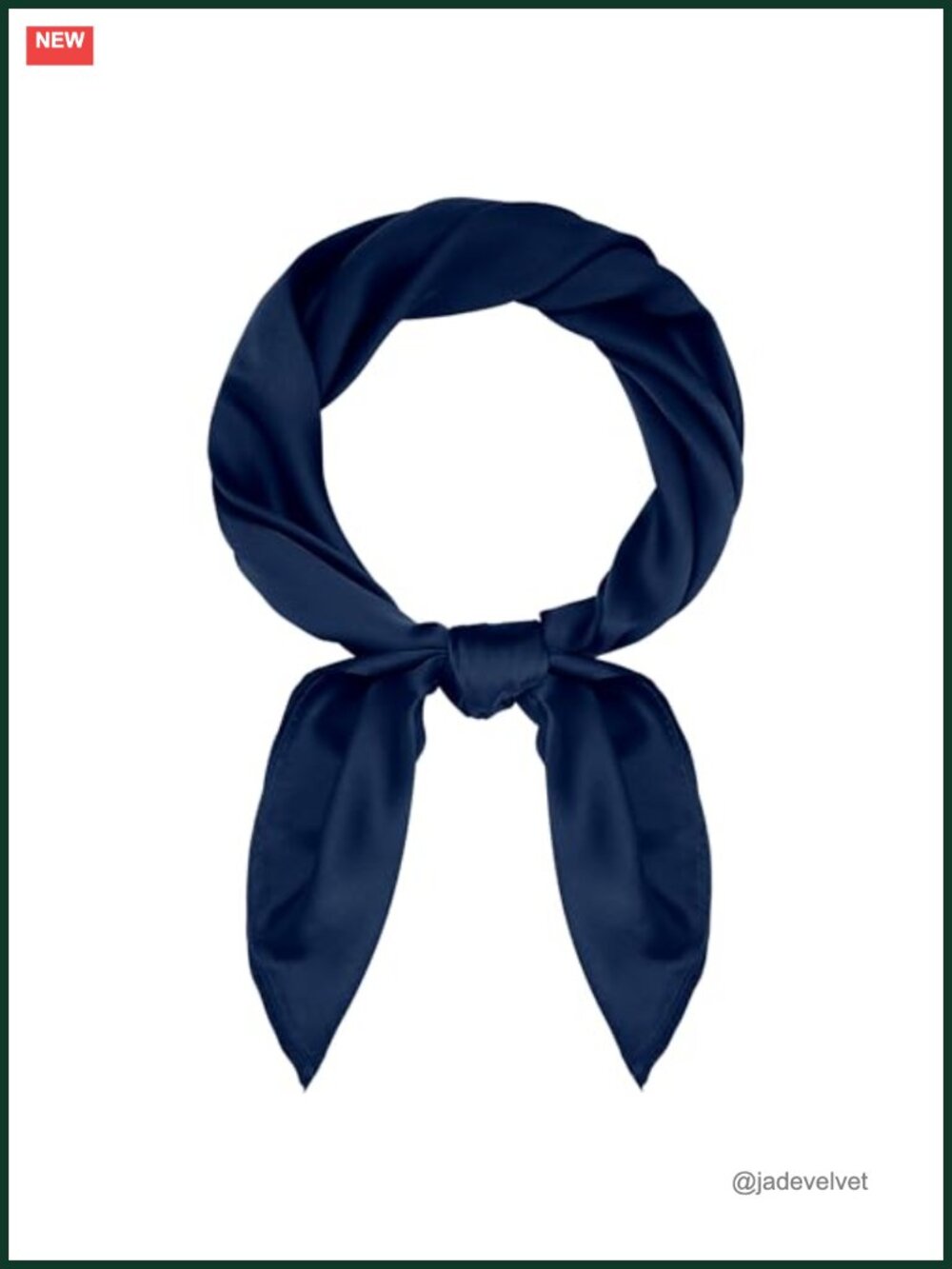 Satin Square Scarf - 27.5 inch Neck Scarf for Women